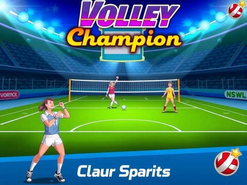 Volley Champion Deluxe Gameplay Volley Champion Deluxe Game Screenshot